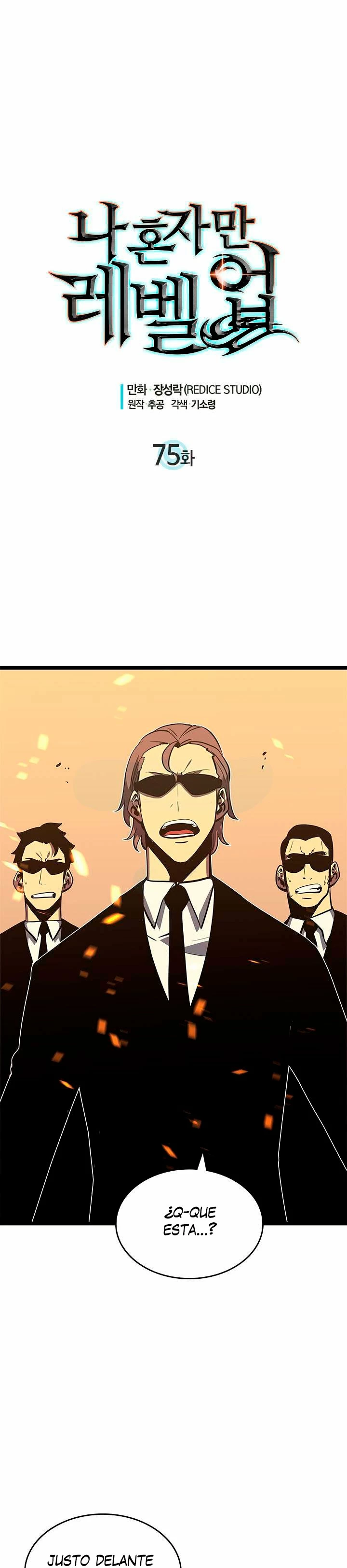 Solo Subiendo de level > Capitulo 75 > Page 01